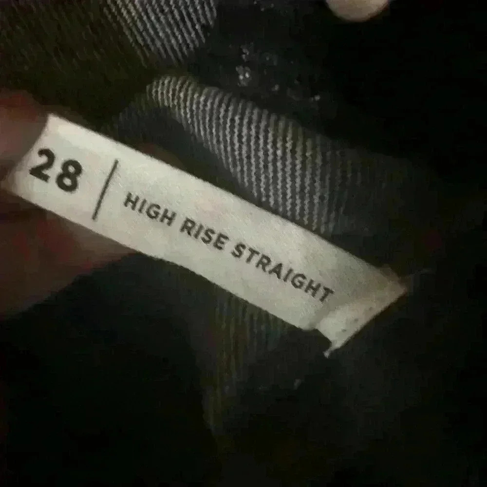 Pacsun High rise straight jeans size 28 style 0047 color 0860 - Picture 6 of 13
